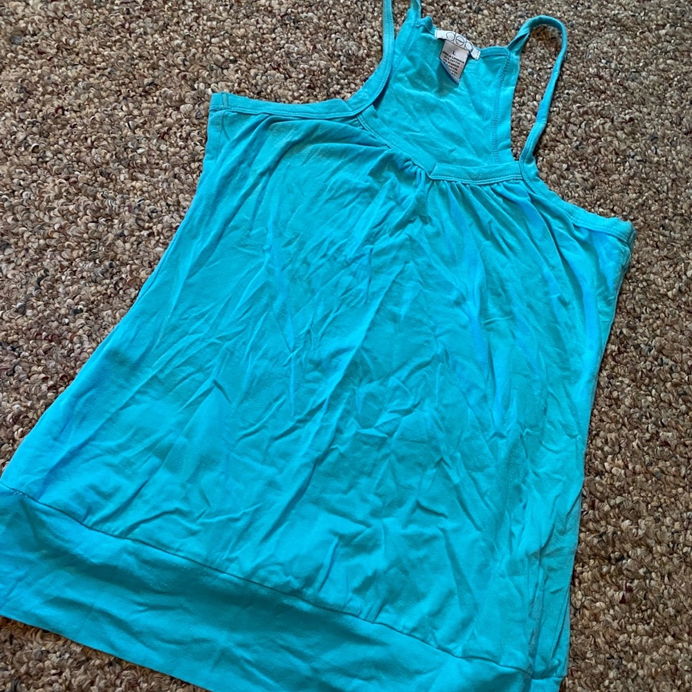 Blue tank